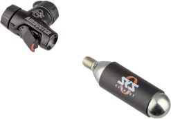 SKS Paquete Bomba Airbuster CO2 + 2 X Cartucho Rep. CO2 Con Rosca De 16 G -Bici Tienda 162576