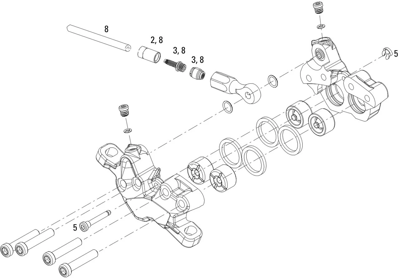 AVID Piezas De Repuesto Pinzas De Frenos Code 5 / Code 7 / Code (2008-2010) 3 AVID Piezas De Repuesto Pinzas De Frenos Code 5 / Code 7 / Code (2008-2010)