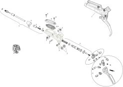 SRAM Piezas De Repuesto Palancas De Frenos Guide RS (A1) (2015)