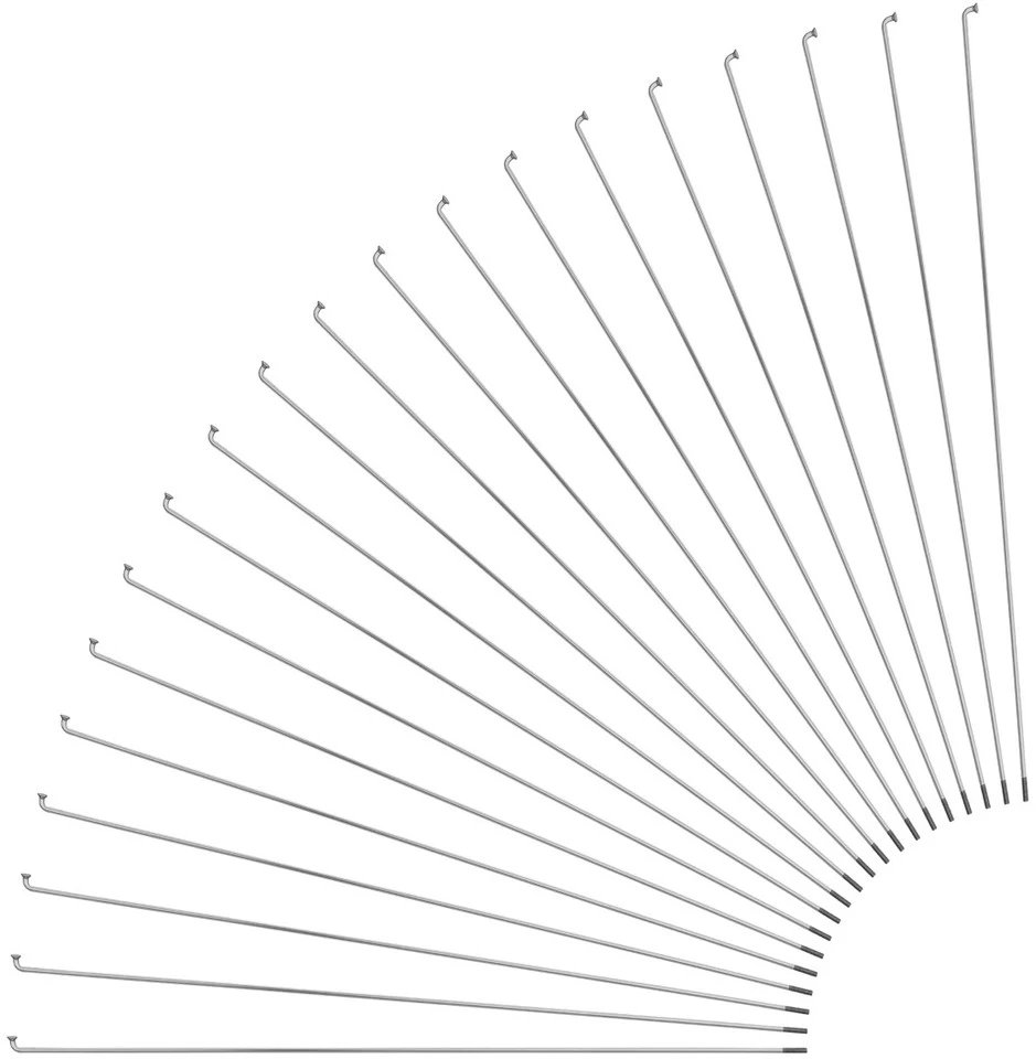 Sapim Radios Leader J-Bend + Cabecillas - 20 Unidades 3 Sapim Radios Leader J-Bend + Cabecillas - 20 Unidades