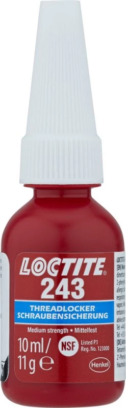 Loctite Bloqueador De Tornillos 243 De Resistencia Media -Bici Tienda 419249